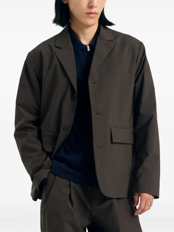 Norse Projects Alpinix Wool Blazer | Brown | FARFETCH JO
