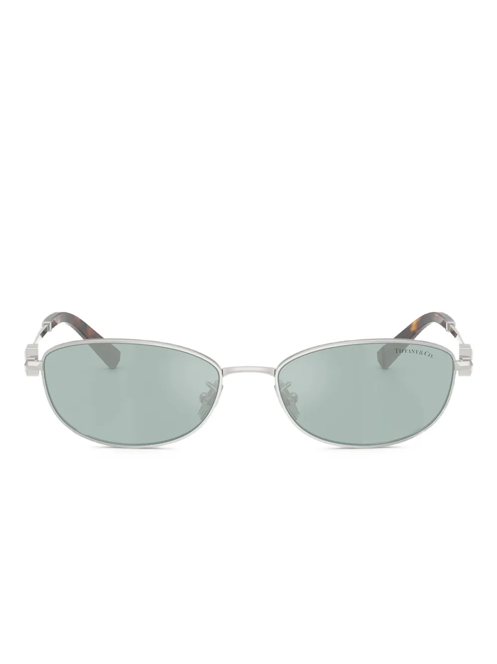 Tiffany & Co Eyewear oval-frame sunglasses | Silver | Image 1