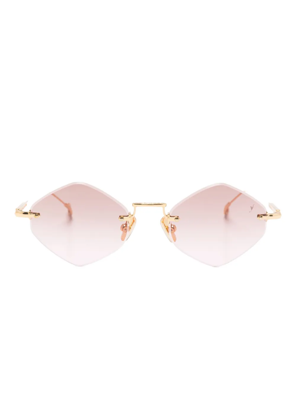 Eyepetizer Empire geometric-frame sunglasses | Gold | Image 1