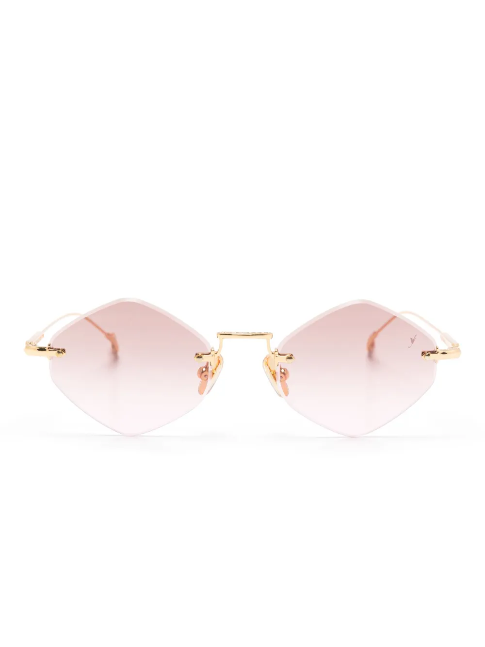 Eyepetizer Empire geometric-frame sunglasses | Gold | Image 1