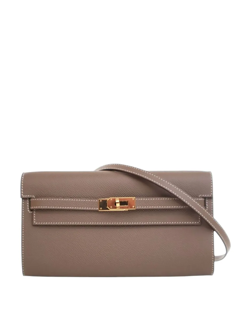 Hermès Pre-Owned 2023 Epsom Kelly To Go Wallet crossbody bag | Brown | Image 1