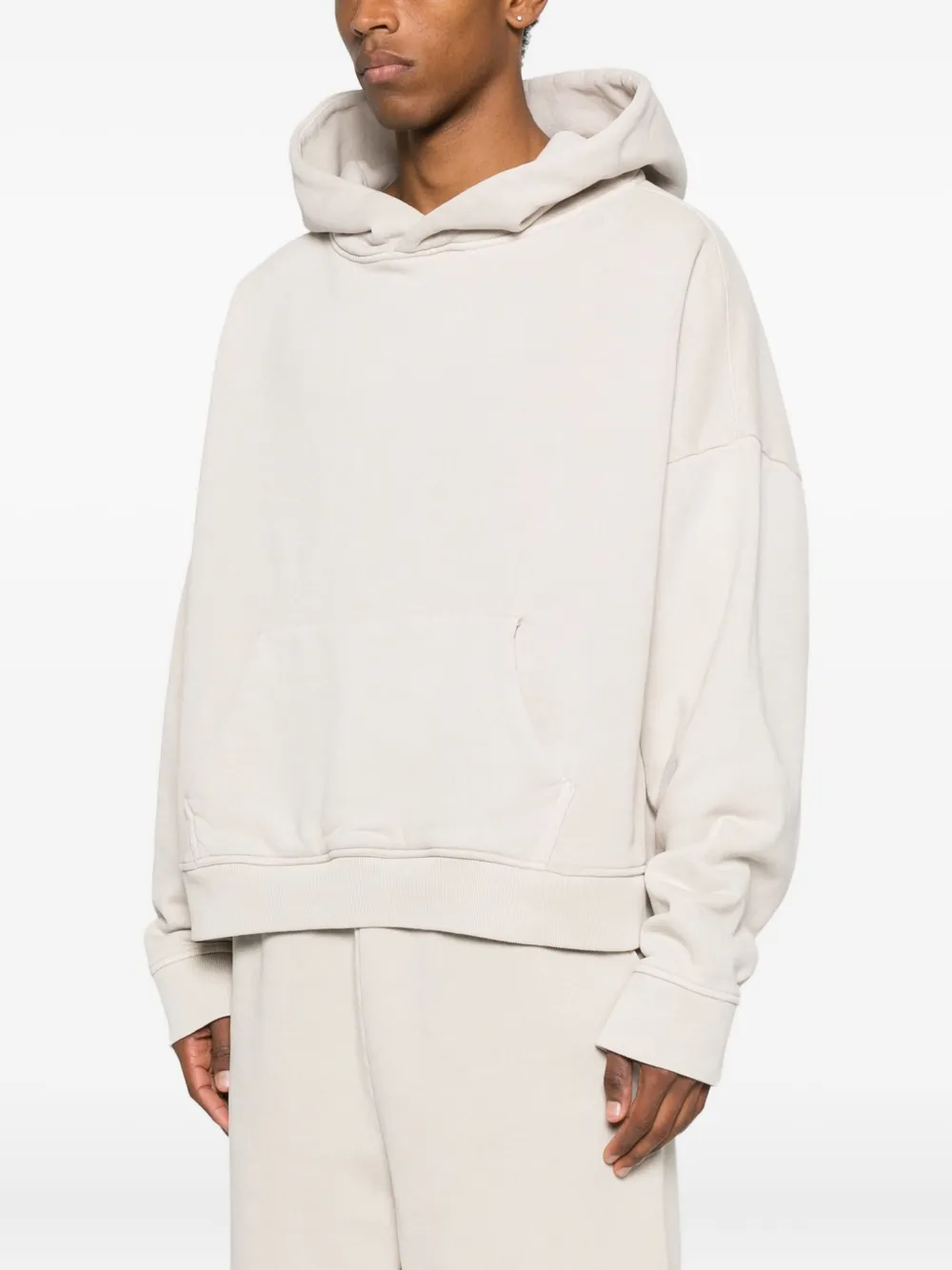 ENTIRE STUDIOS Hoodie met opgestikte zak Beige