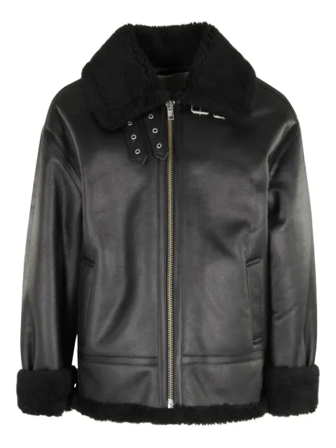DUNST faux-leather jacket