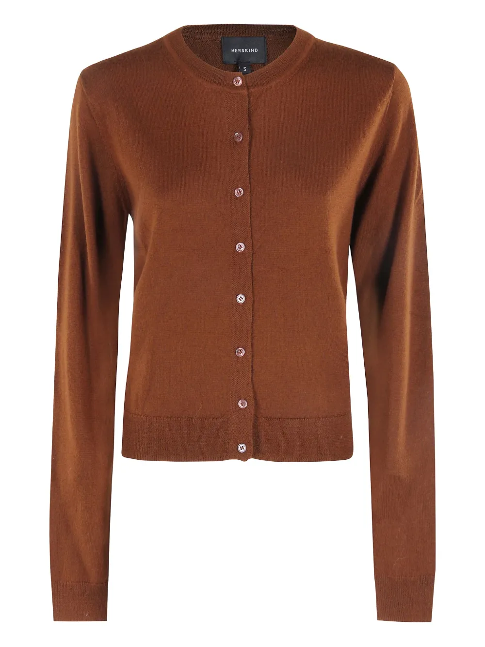 HERSKIND Roselle buttoned cardigan | Brown | Image 1