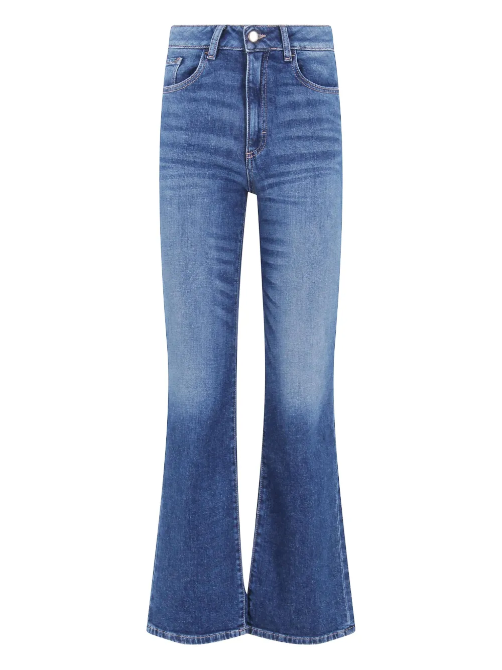 Icon Denim Pammy Flared Jeans In Blue