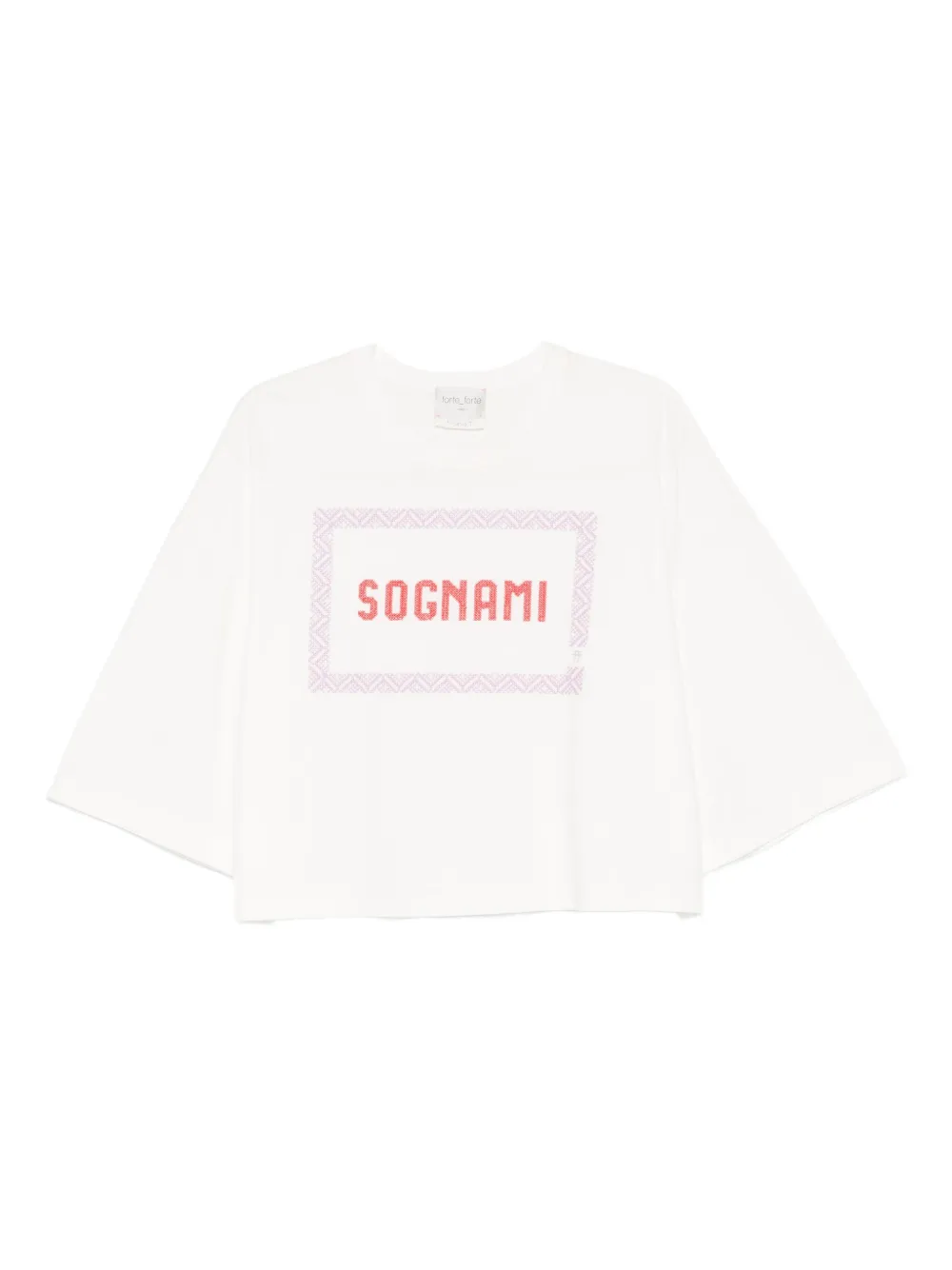 Forte Forte T-shirt con ricamo - Bianco