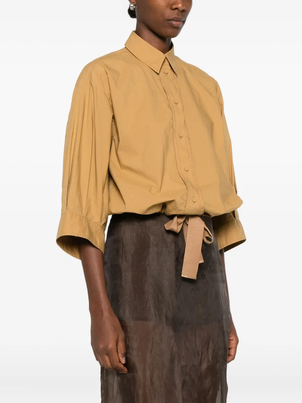  Forte Forte Tie-detail Shirt - Neutrals 