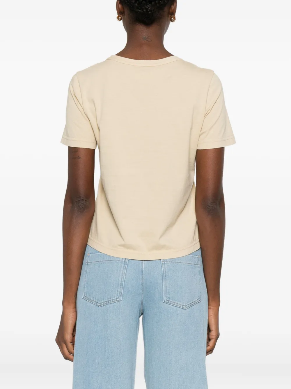 Forte T-shirt met korte mouwen Beige