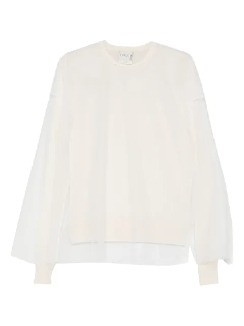 Forte Forte — sheer-panel sweater