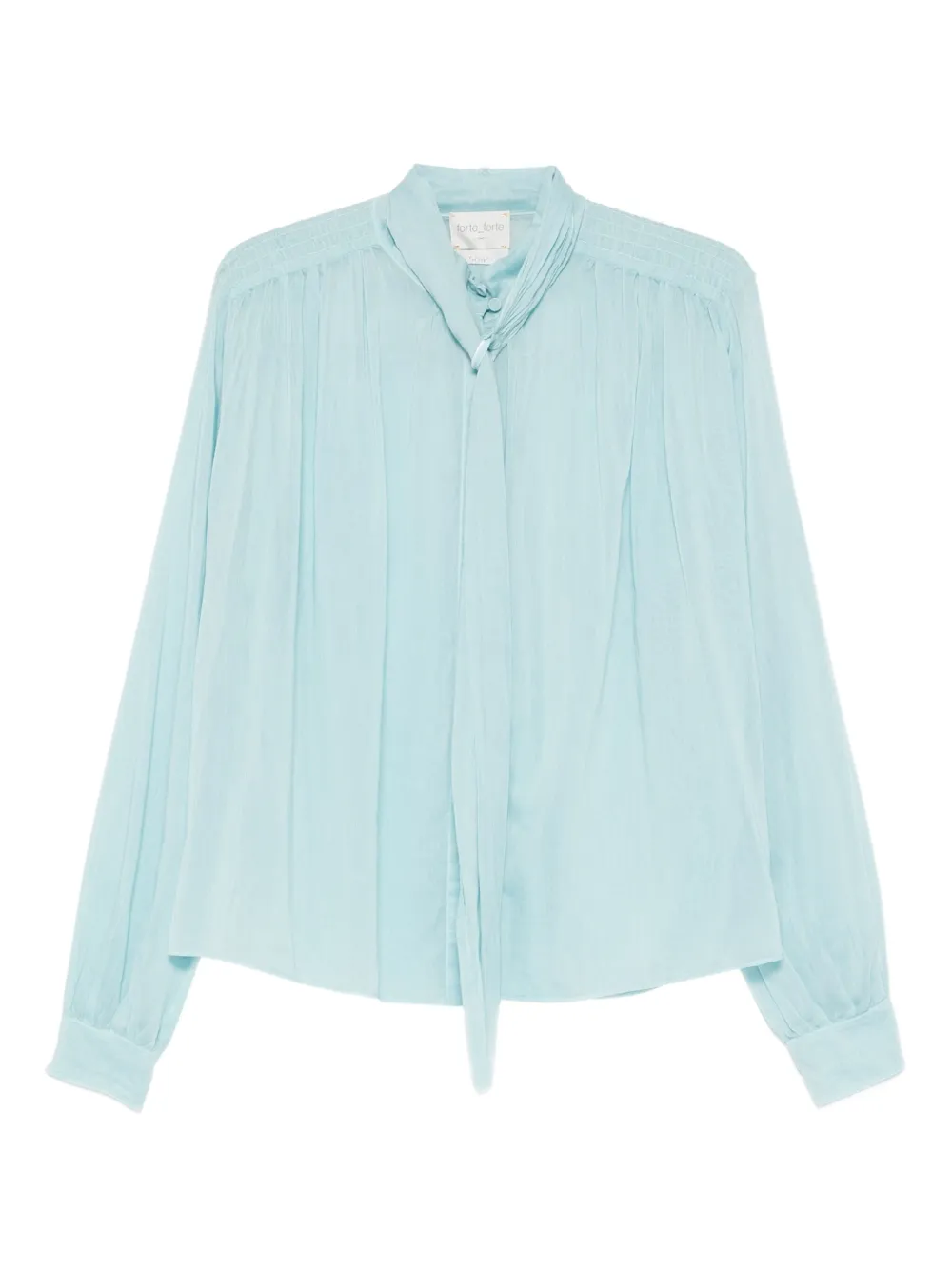 Forte Forte Blusa con collo lavallière e maniche lunghe