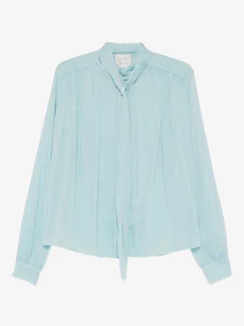 Forte Forte blusa manga larga con cuello de moño