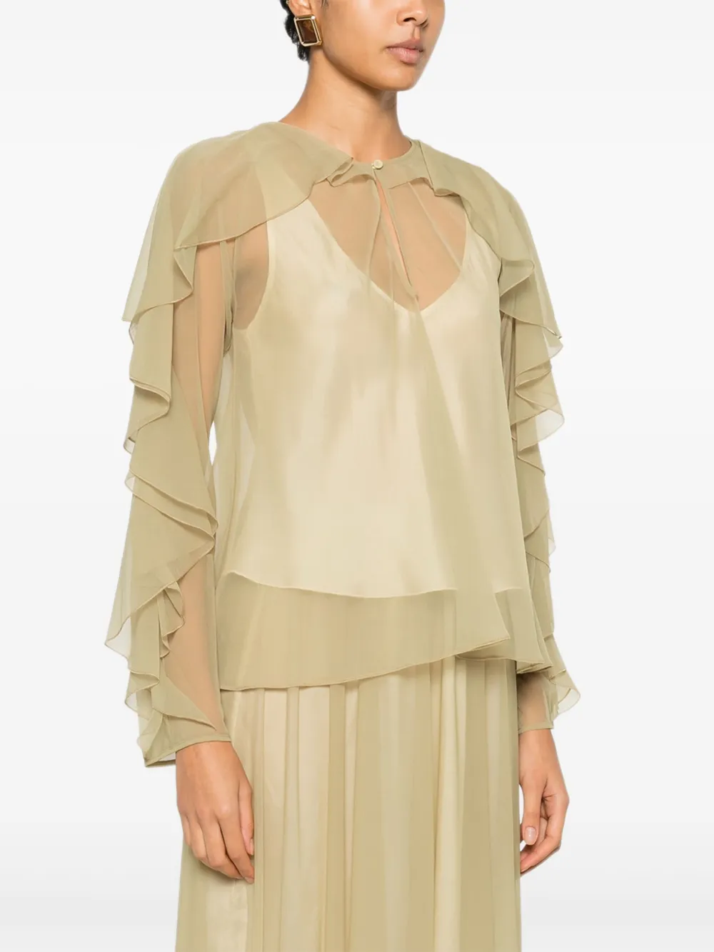  Forte Forte Ruffled Blouse - Neutrals 