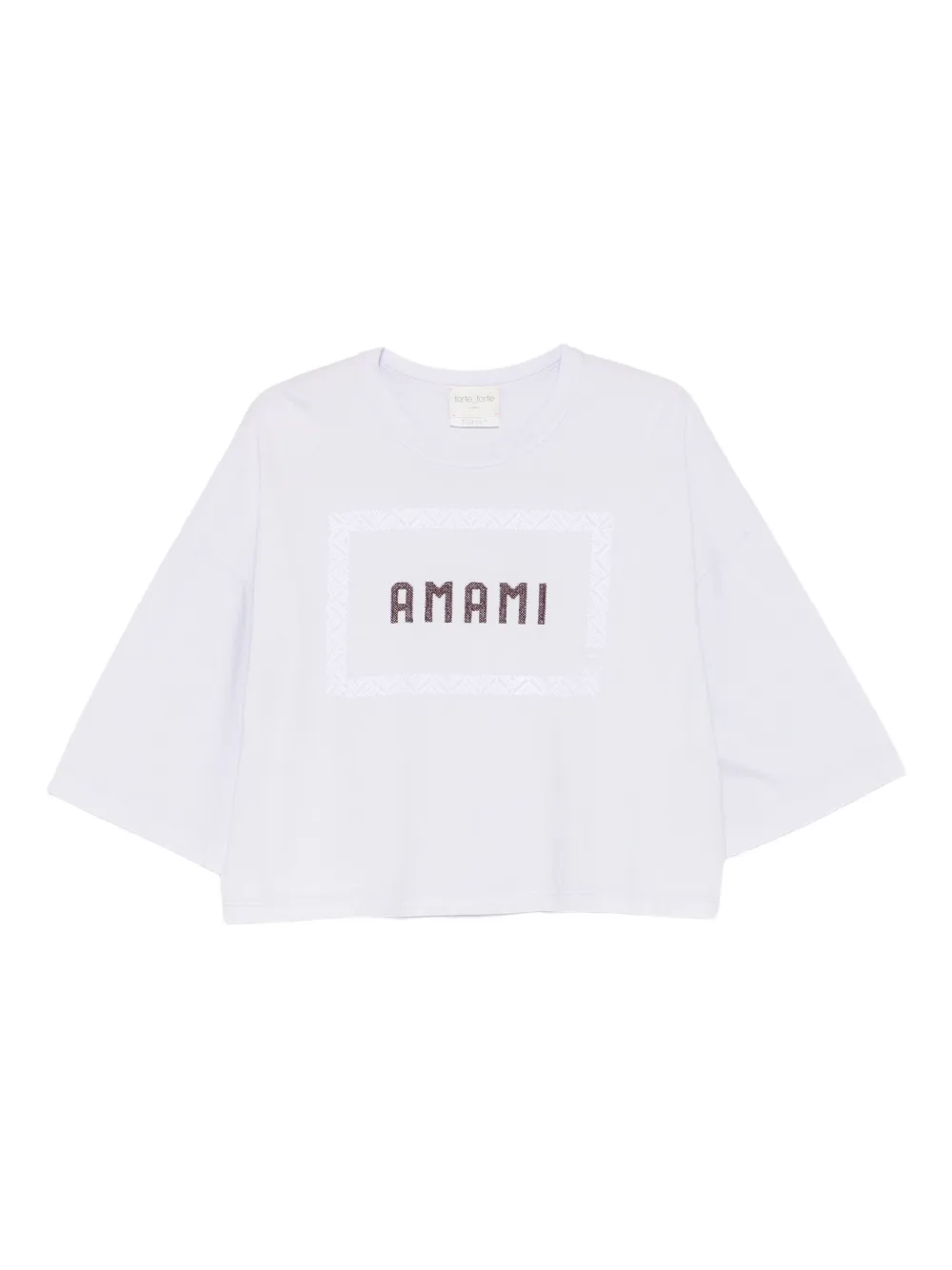 Forte Forte T-shirt con ricamo - Bianco