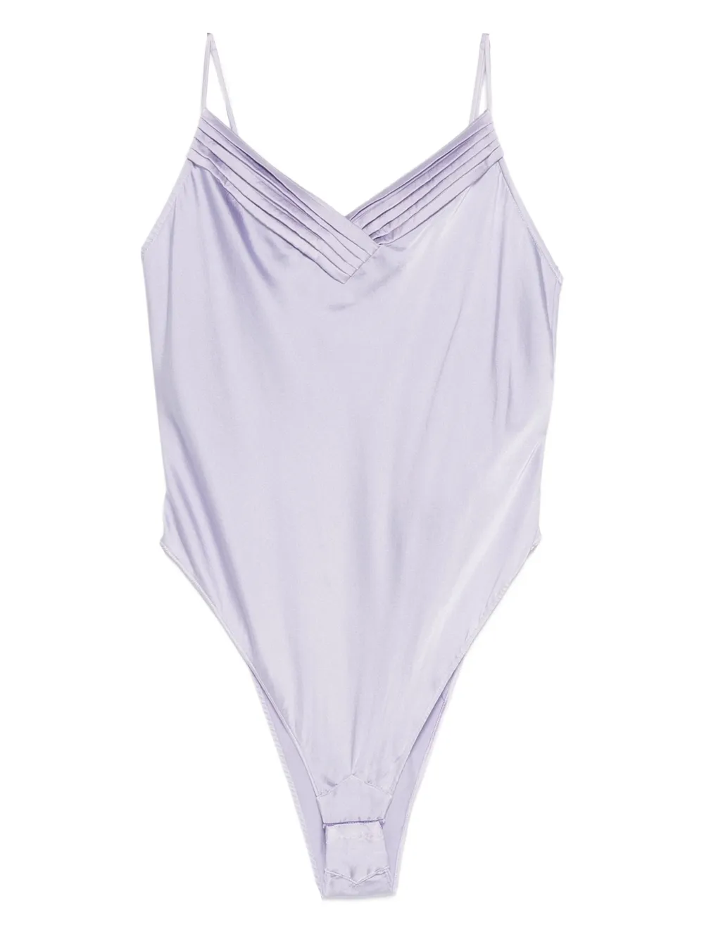 Forte Forte Body con scollo a V - Viola