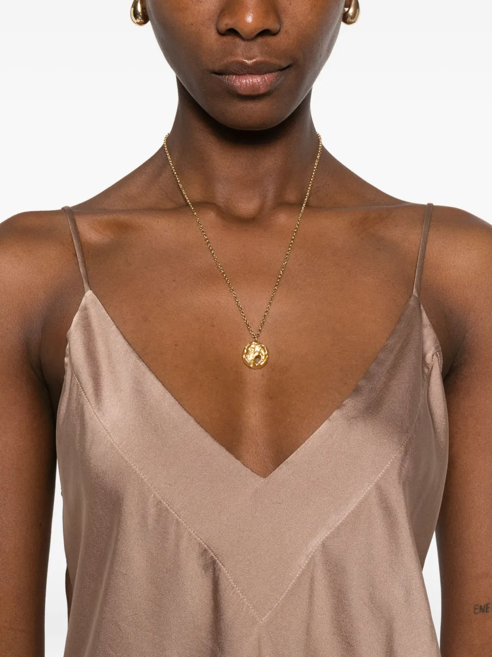 Forte Tanktop met V-hals Roze