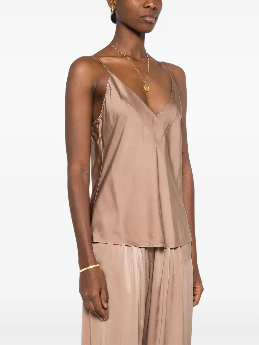  Forte Forte V-neck Tank Top - Pink 