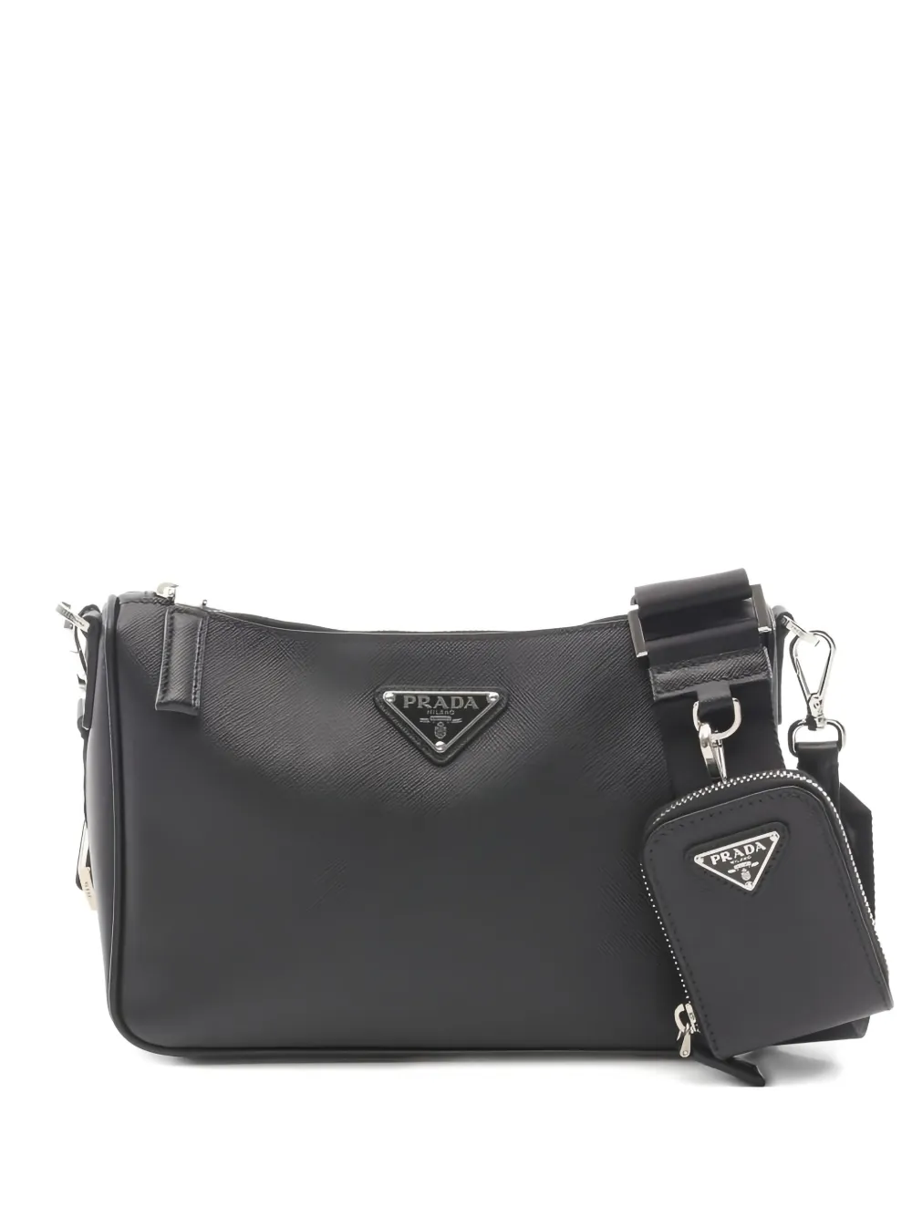 Prada Pre-Owned axelväska i Saffiano-läder från 2020-talet | svart | Image 1