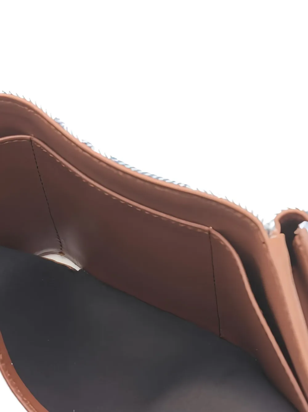 Pre-owned Fendi 2020s Zucca Tri-fold Wallet In Blue