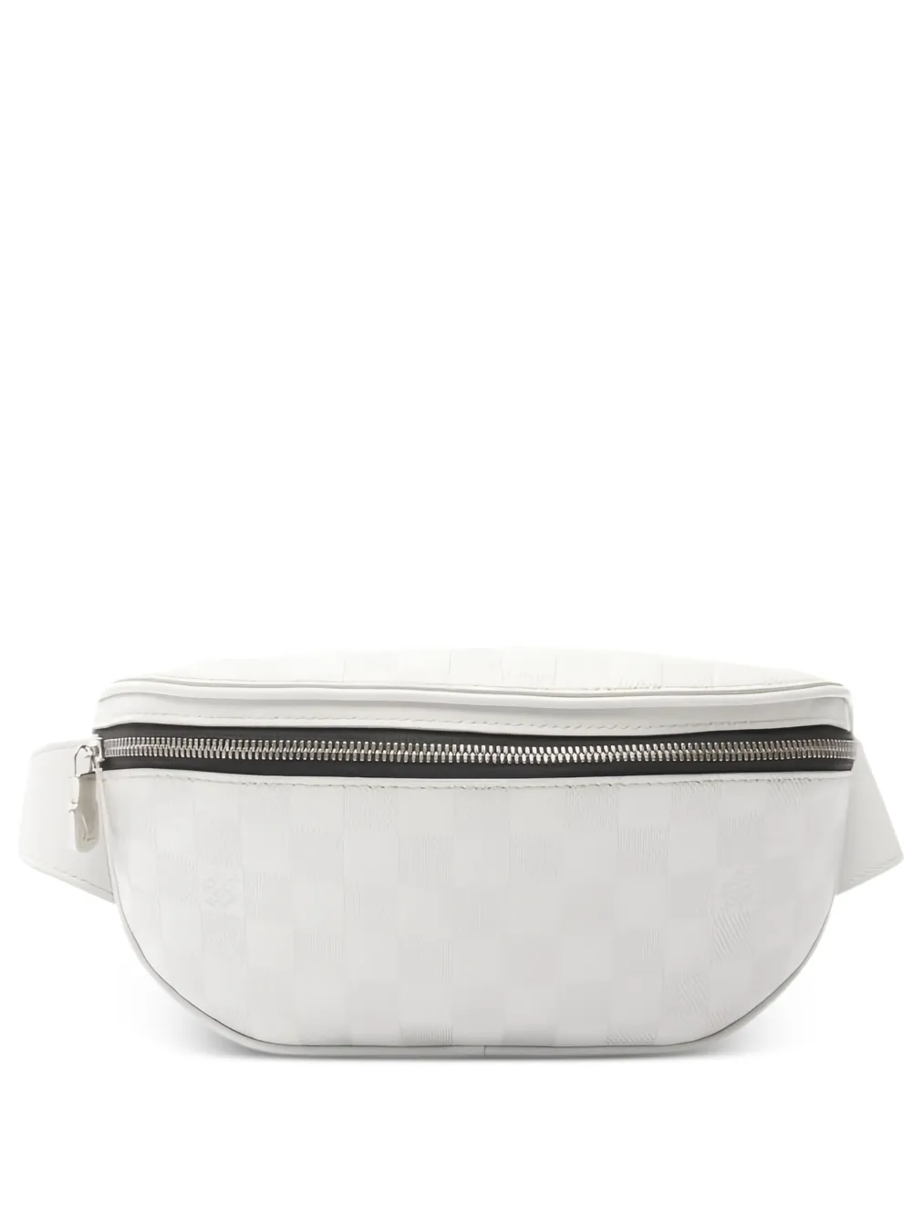Pre-owned Louis Vuitton 2019 Damier Infini Canvas Bum Bag In White