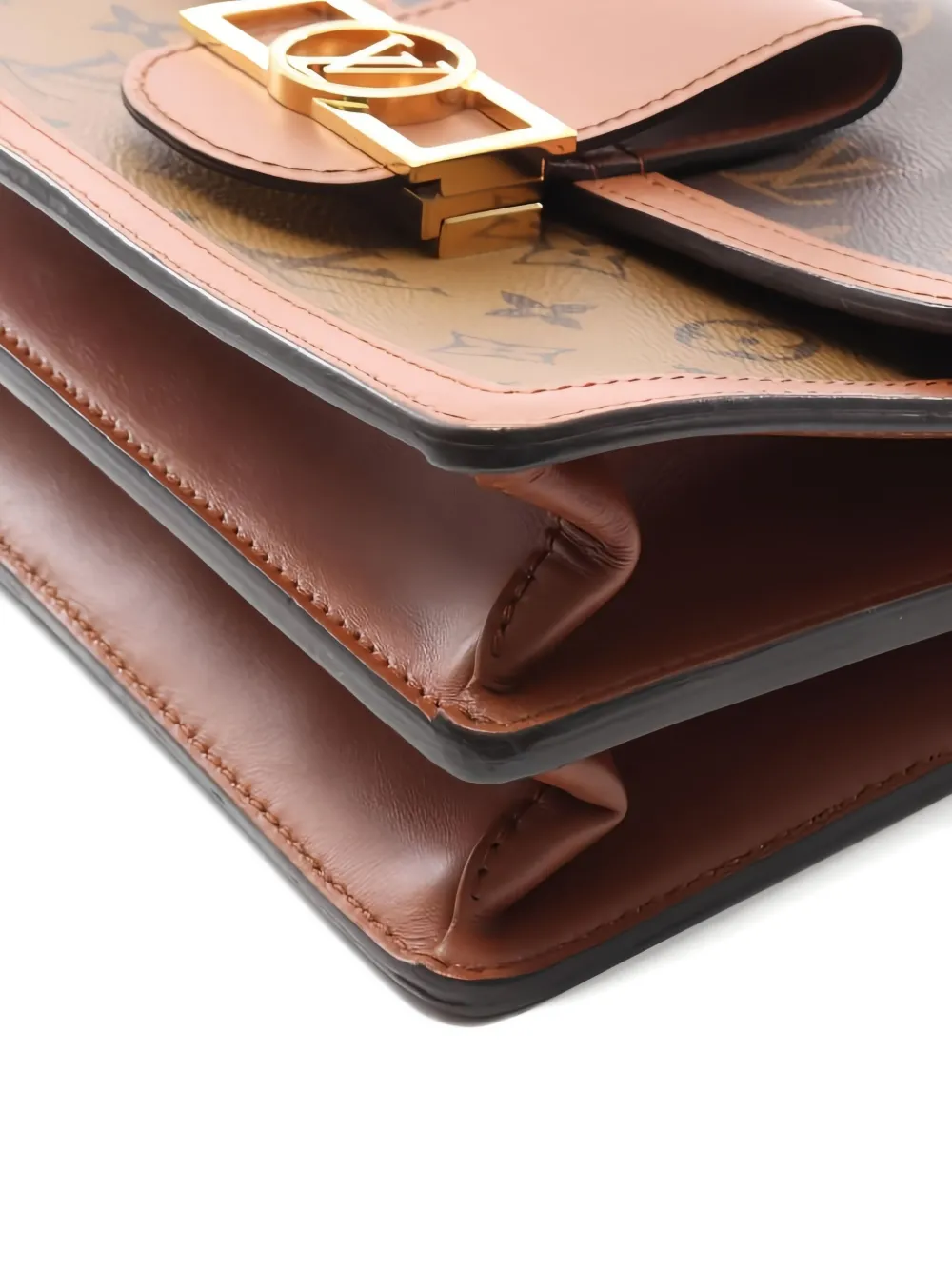 LOUIS VUITTON Pre-owned 2021 Dauphine Mm Shoulder Bag In Brown