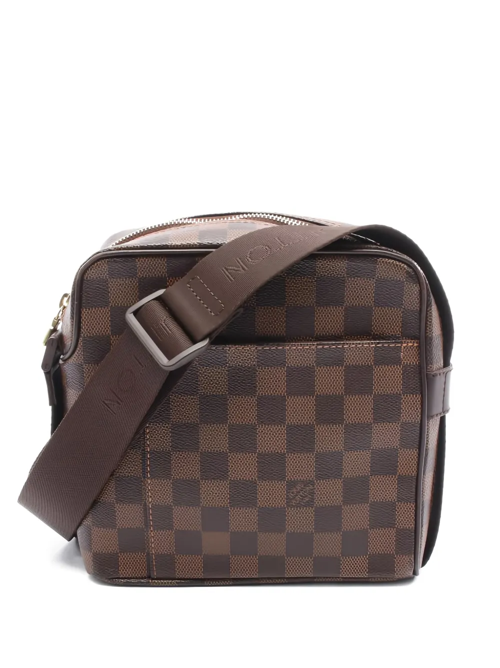 Louis Vuitton Pre-Owned 2009 ダミエ エベヌ オラフ PM ショルダーバッグ - ブラウン Louis Vuitton Pre-Owned 2009 ダミエ エベヌ オラフ PM ショルダーバッグ - ブラウン