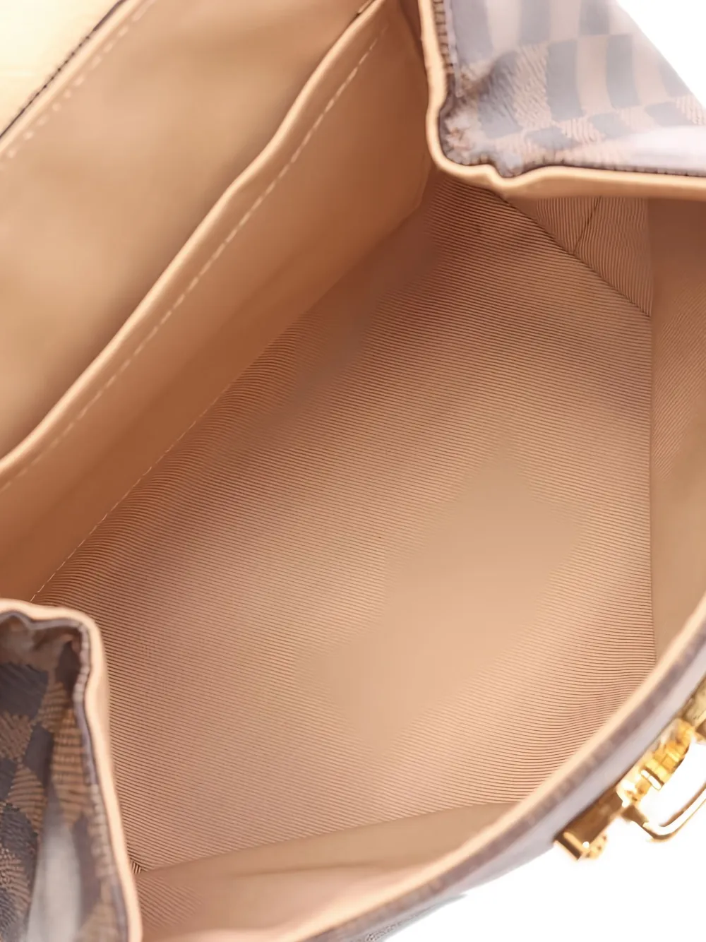 Pre-owned Louis Vuitton Damier Ebene Clapton Backpack In Brown