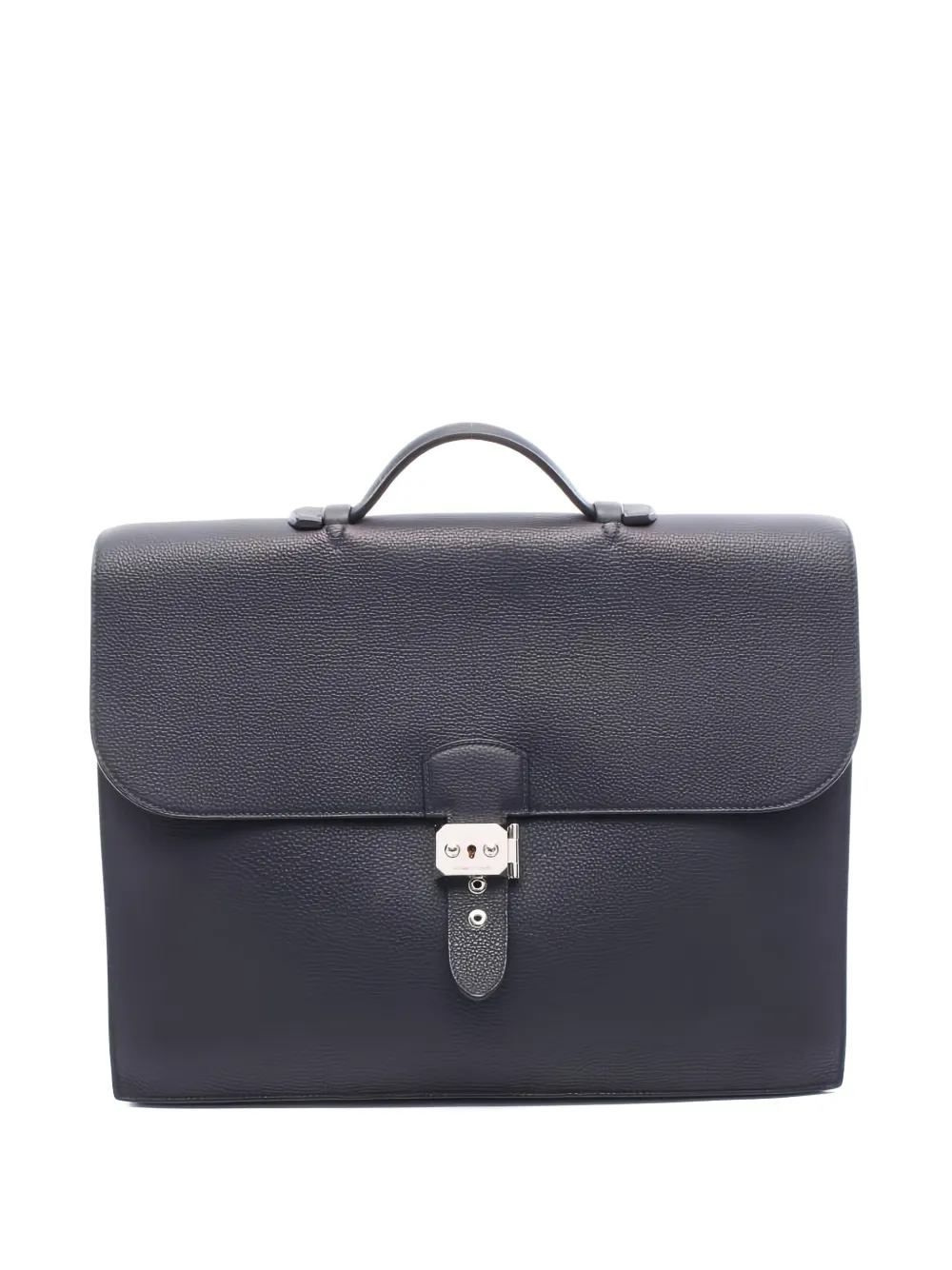Hermès Pre-Owned Borsa tote Sac Adepesh 38 con elementi in metallo color argento 2021 | blu | Image 1