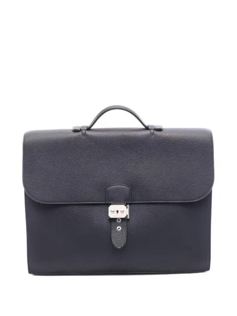 Hermès Pre-Owned 2021 silver hardware Sac Adepesh 38 business bag