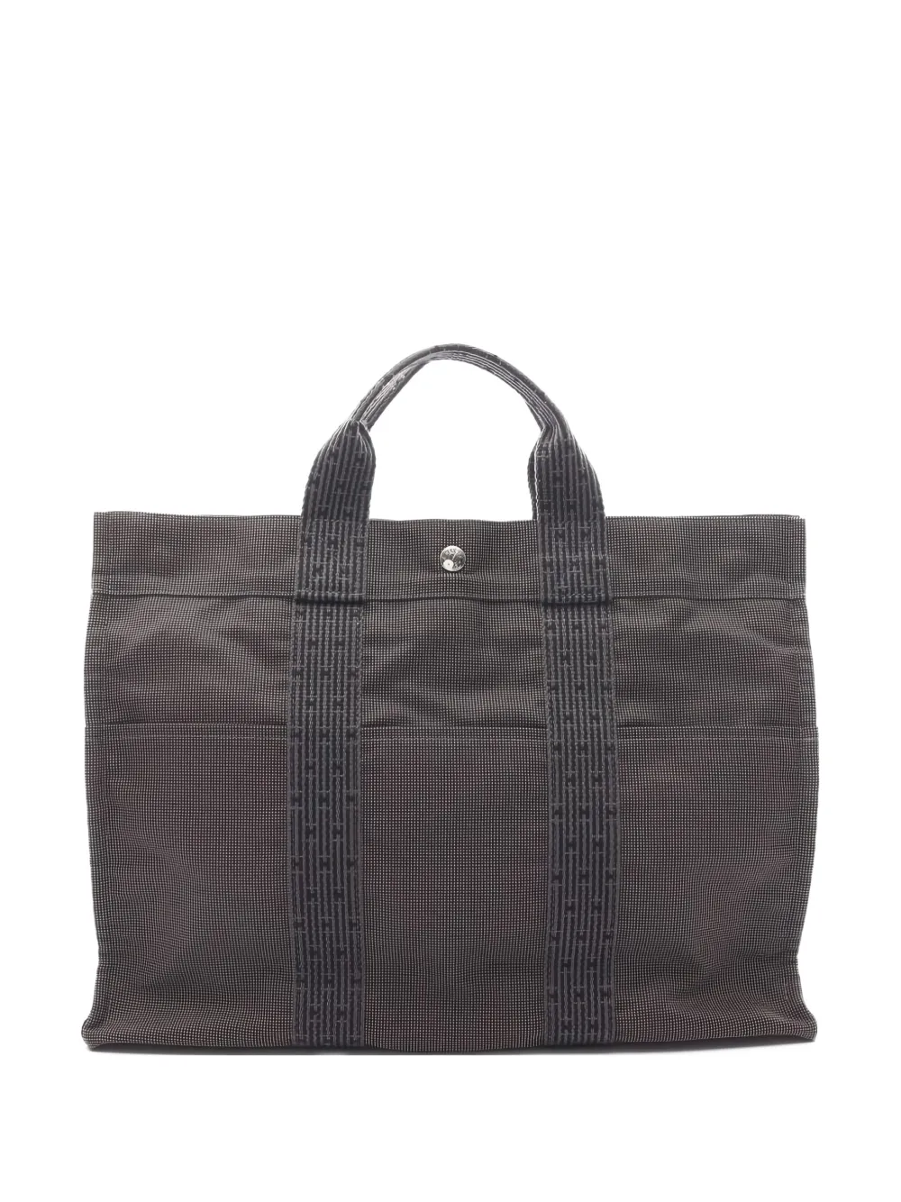 Pre-owned Hermes 2010s Yale Line Mm Tote Bag In Brown