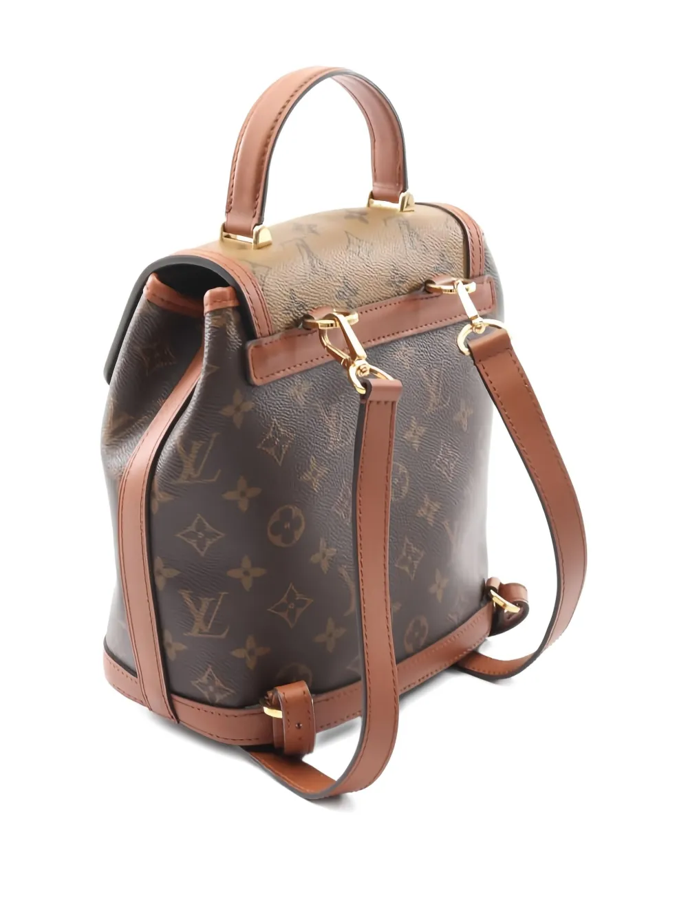 Pre-owned Louis Vuitton 2020 Dauphine Monogram Backpack In Brown