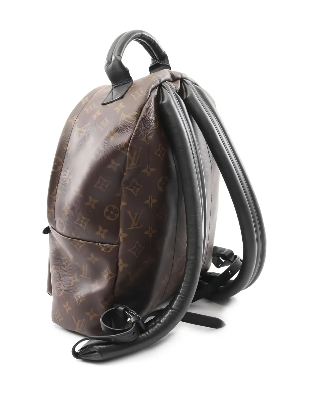 Pre-owned Louis Vuitton 2017 Monogram Palm Springs Backpack In Brown