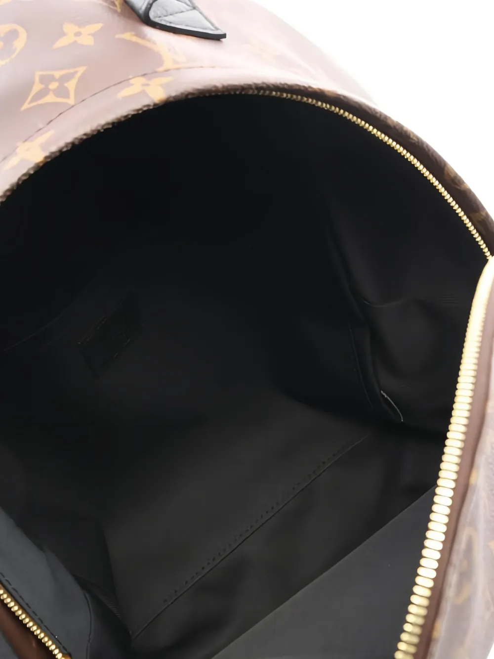 Pre-owned Louis Vuitton 2017 Monogram Palm Springs Backpack In Brown