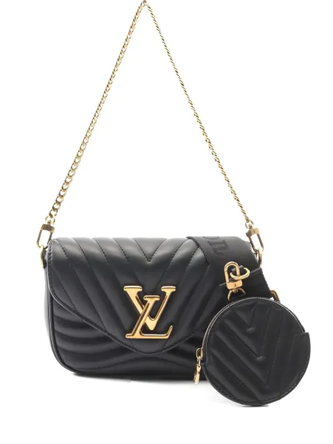 Louis Vuitton Pre-Owned 2021s New Wave quilted chain multy pochette shoulder bag
