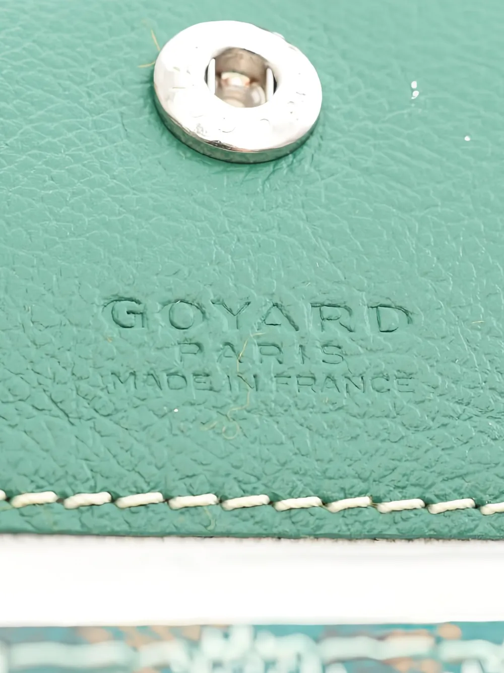 Pre-owned Goyard 2020s Saint Louis Pm Handbag In Green