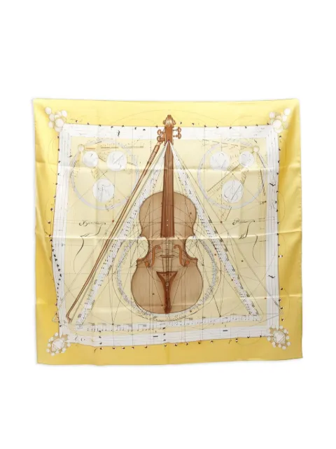 Hermès Pre-Owned 2010s Carré 90 La Musique Des Spheres silk scarf