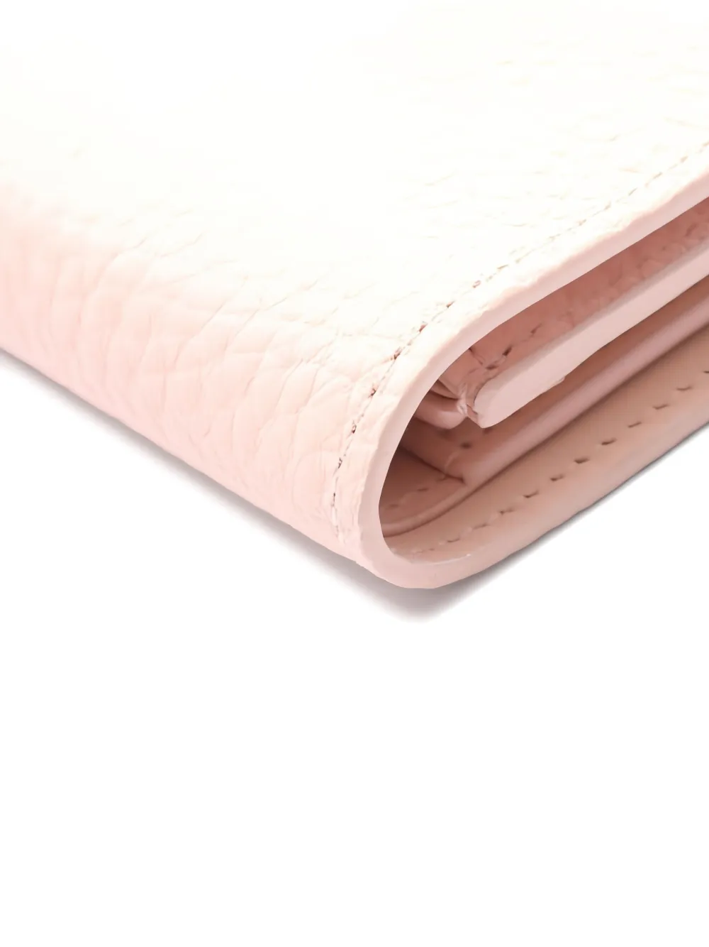 Pre-owned Louis Vuitton 2021 Logo-plaque Trifold Wallet In Pink