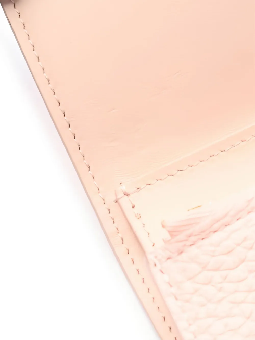 Pre-owned Louis Vuitton 2021 Logo-plaque Trifold Wallet In Pink