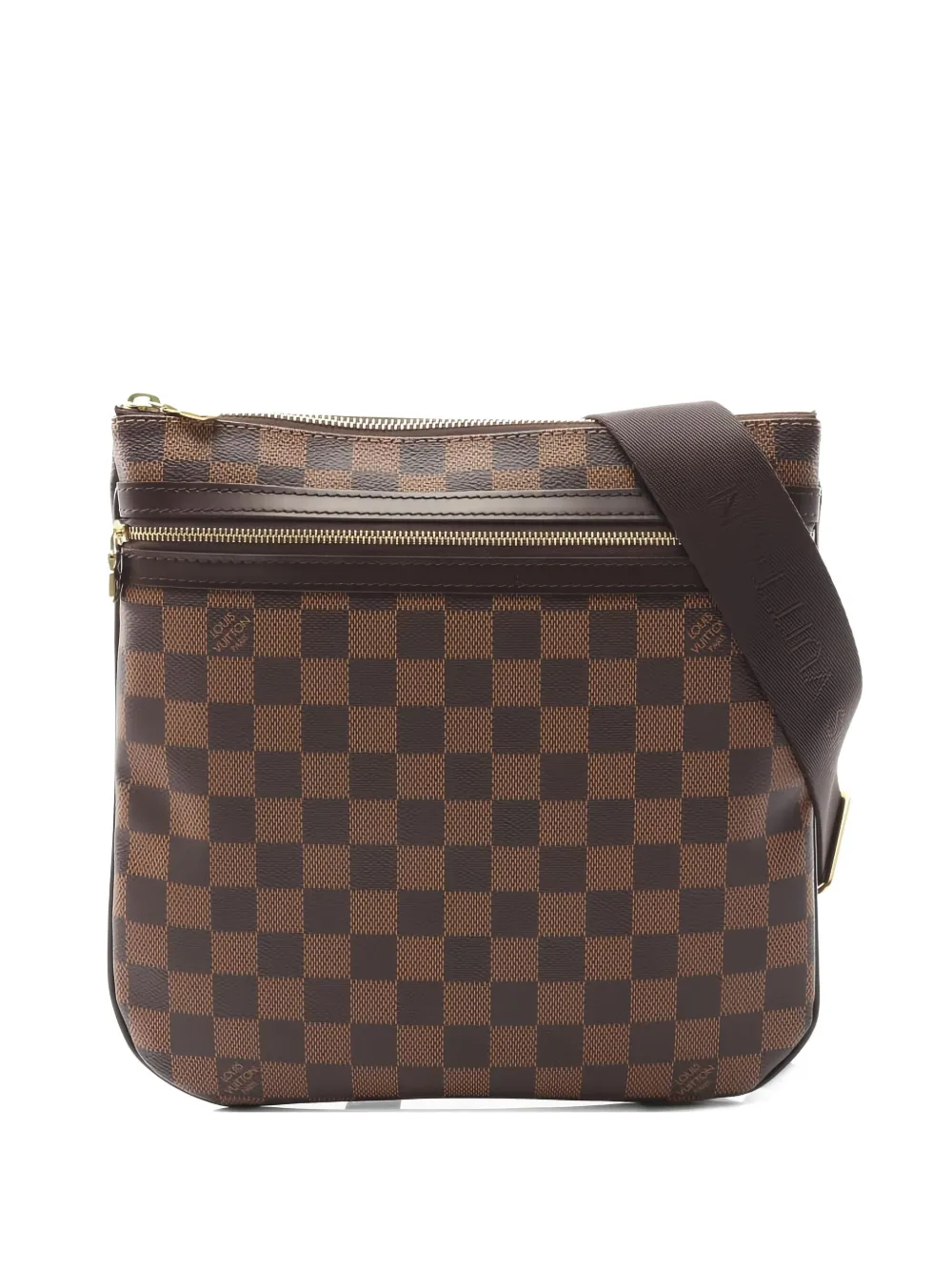 Louis Vuitton Pre-Owned 2008 ボスフォール ダミエ エベヌ ショルダーバッグ - ブラウン Louis Vuitton Pre-Owned 2008 ボスフォール ダミエ エベヌ ショルダーバッグ - ブラウン