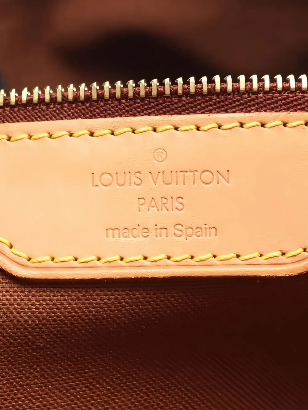 Pre-owned Louis Vuitton 2005 Monogram Aves Shoulder Bag In Brown