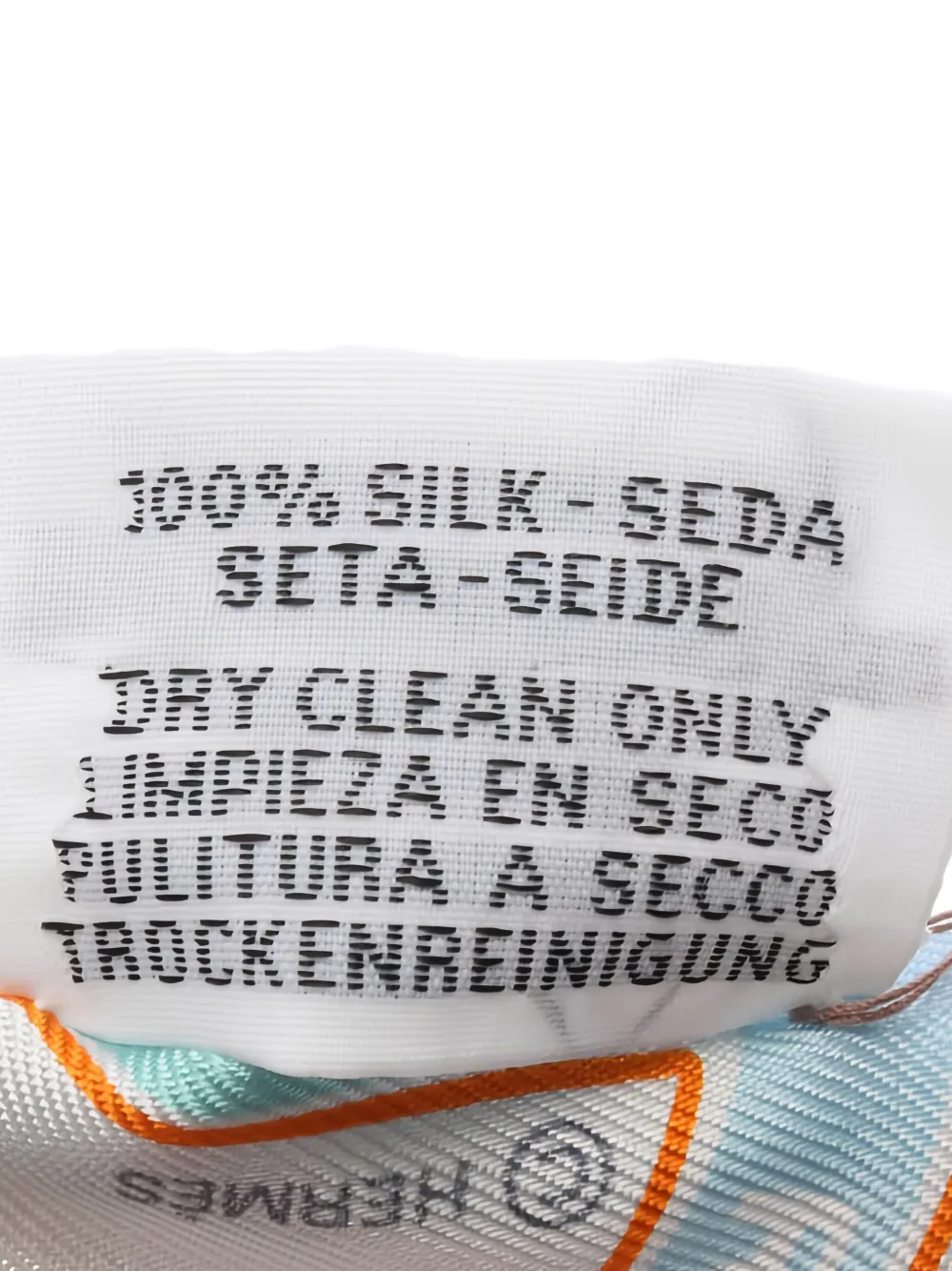 Pre-owned Hermes 2020s Funny Ice Cream Twilly Scarf In White