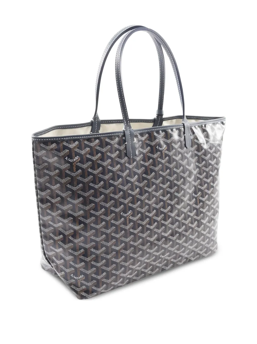 Pre-owned Goyard 2020s Saint Louis Pm Tote Bag In Blue