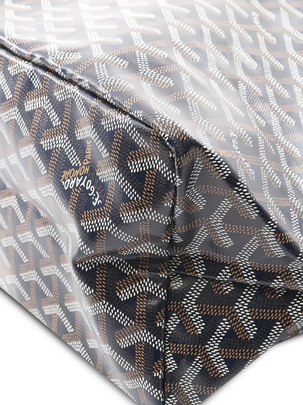 Pre-owned Goyard 2020s Saint Louis Pm Tote Bag In Blue