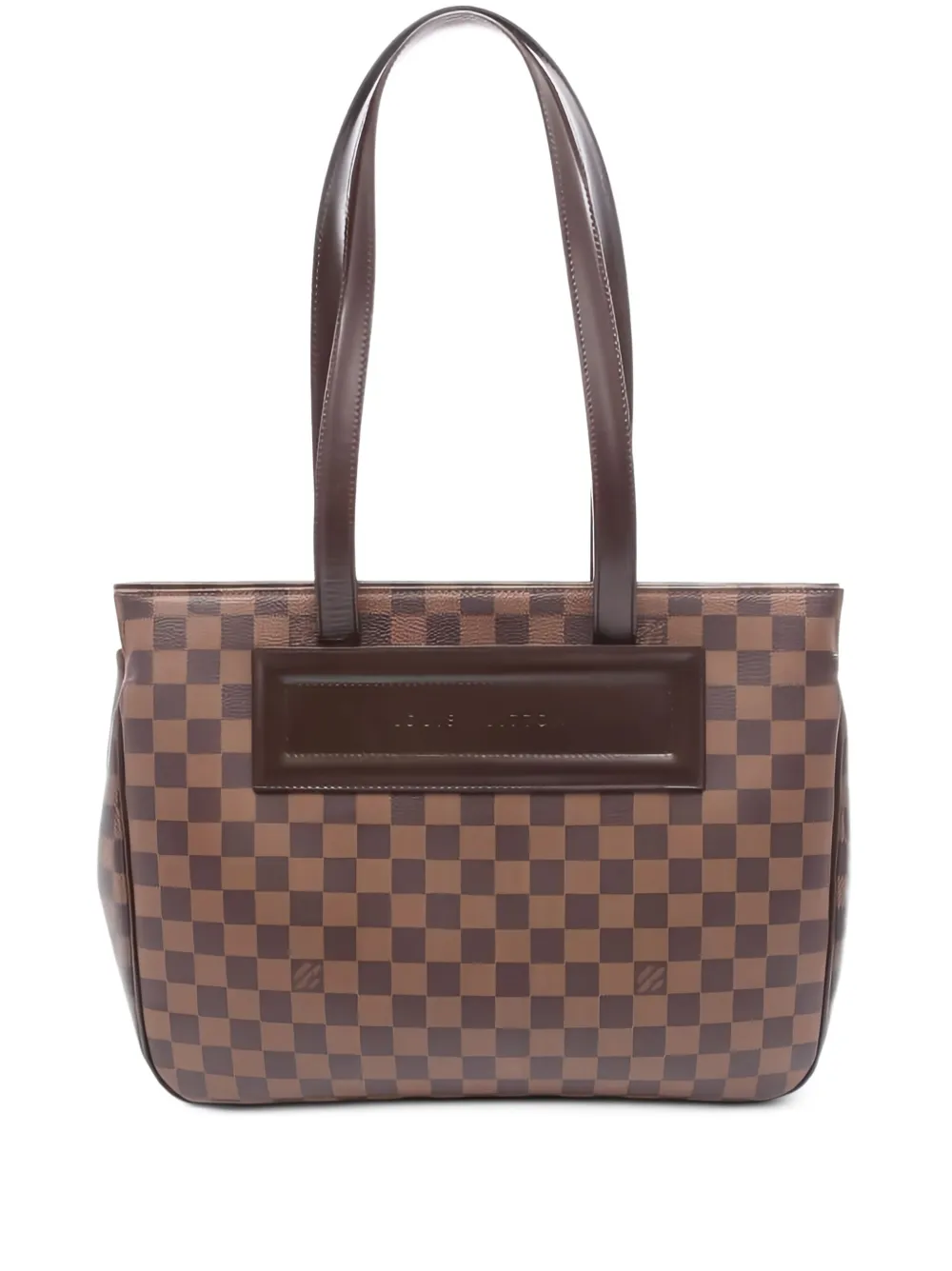 Louis Vuitton Pre-Owned 2002 パリオリ PM ダミエ ショルダーバッグ - ブラウン Louis Vuitton Pre-Owned 2002 パリオリ PM ダミエ ショルダーバッグ - ブラウン