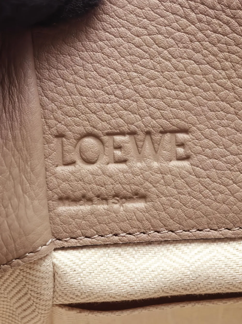 Pre-owned Loewe 2010s Mini Hammock Drawstring Bag In Brown