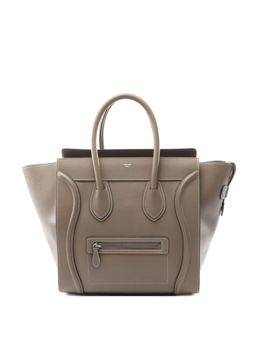 Celine Pre-Owned 2010s レザー ハンドバッグ ミニ - ニュートラル Celine Pre-Owned 2010s レザー ハンドバッグ ミニ - ニュートラル