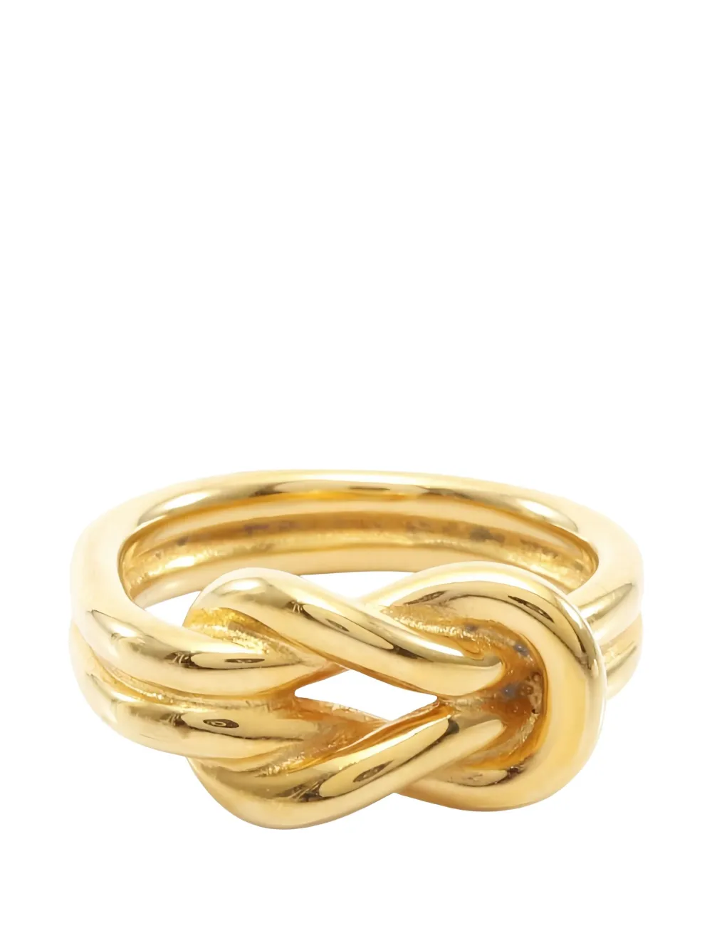 Pre-owned Hermes 2010s Atame Ring In Gold