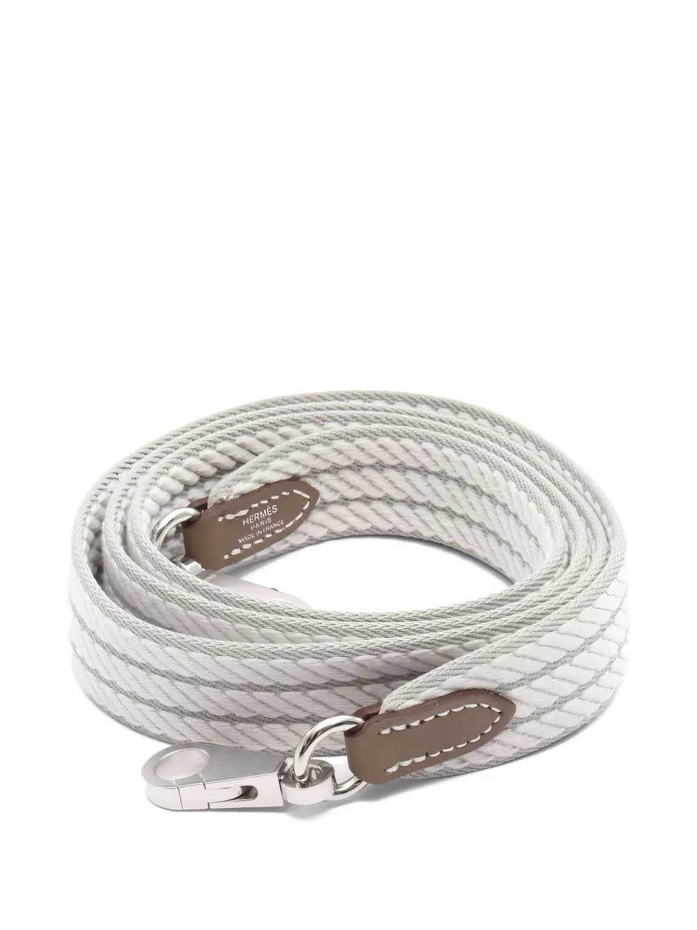Hermès Pre-Owned 2025 cordage gripar shoulder strap | White | Image 1