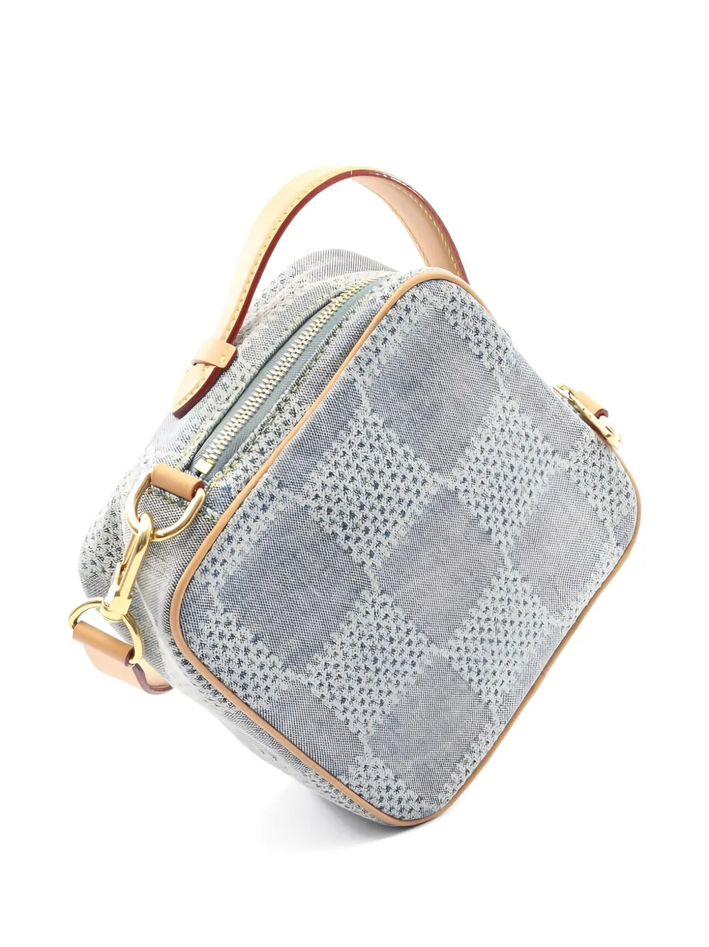 Pre-owned Louis Vuitton 2021s Damier Denim Messenger Bag In Blue