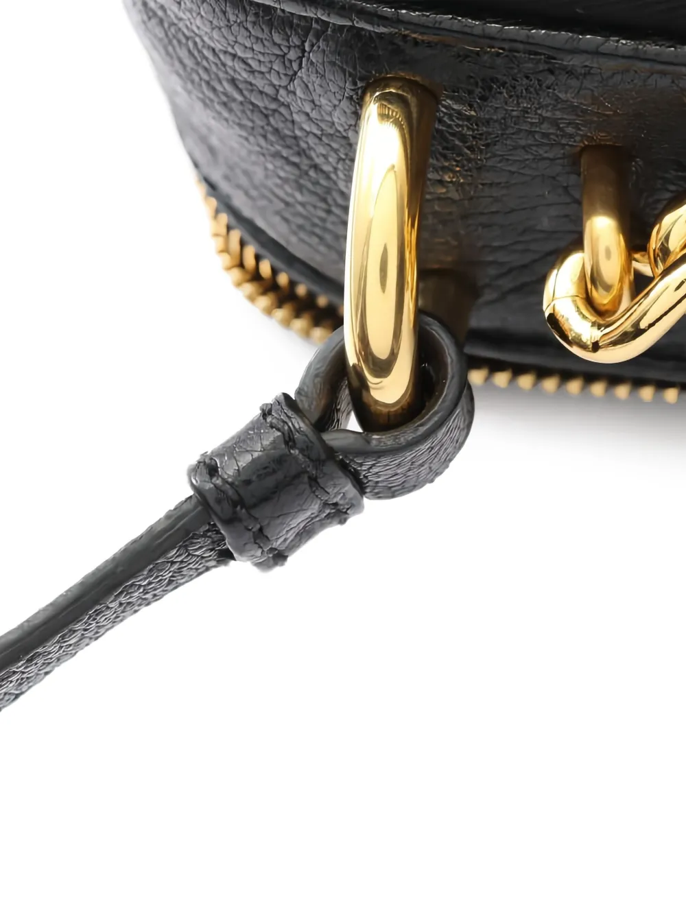 Pre-owned Miu Miu 2010s Leather Shoulder Bag In Black
