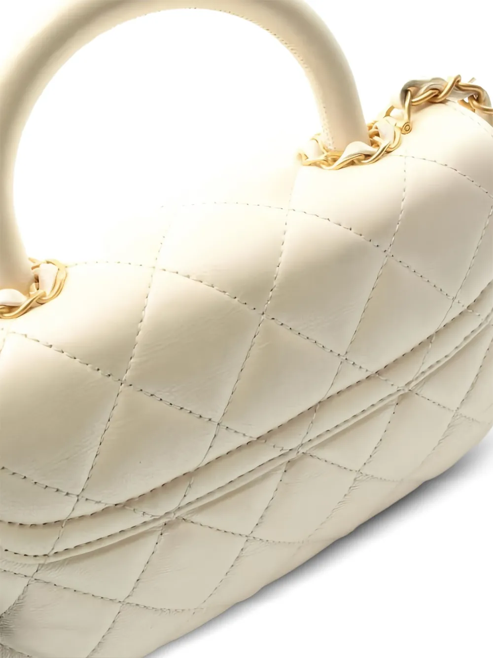 CHANEL Pre-Owned 2021s Classic Flap gewatteerde shopper Beige